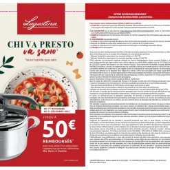 Lagostina Cuisson*Autocuiseur Novia LagoEasy'Up 5L