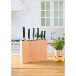 Cristel Coutellerie*Bloc couteaux rectangulaire en hêtre