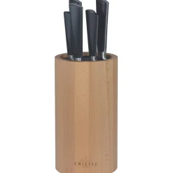 Cristel Coutellerie*Bloc couteaux vide en hêtre