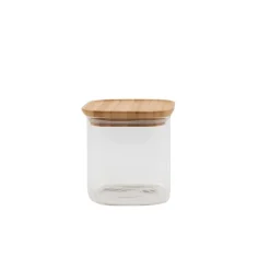Point Virguleu00ae Conservation*BOCAL VERRE COUVERCLE BAMBOU 600ML