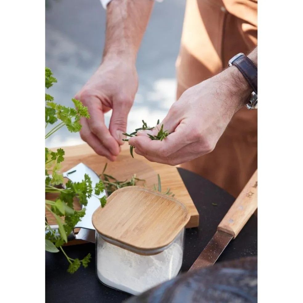 Point Virguleu00ae Conservation*BOCAL VERRE COUVERCLE BAMBOU 600ML