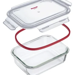 Westmark Conservation*Boîte de conservation hermétique en verre rectangulaire 370 ml