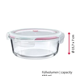 Westmark Conservation*Boîte de conservation hermétique en verre ronde 650 ml