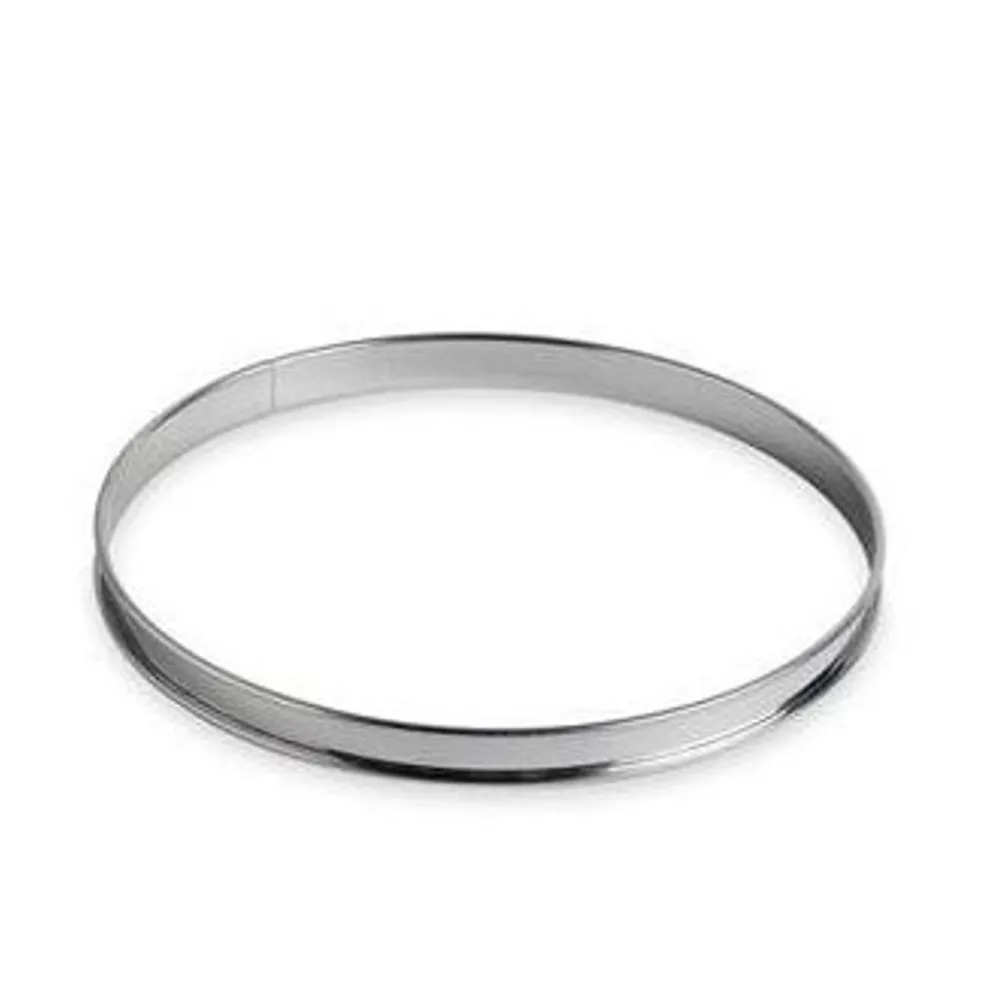 Gobel Pâtisserie*Cercle à tarte inox D.24 cm H. 2 cm