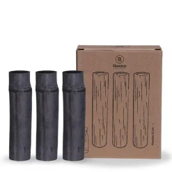 Qwetch Bouteilles Isothermes*Charbon de bambou - lot de 3