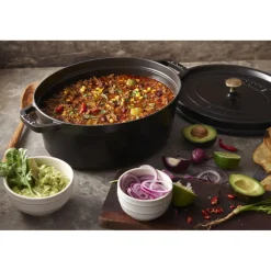 Staub Cuisson*Cocotte en fonte ovale 37 cm mat