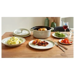 Staub Cuisson*Cocotte en fonte ovale 31cm truffe blanche