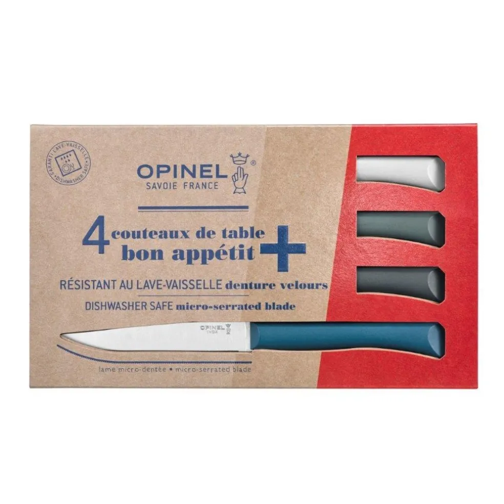 Opinel Coutellerie*Coffret de 4 couteaux Bon Appétit+ Tempête