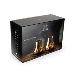 Peugeot Verres*Coffret Whisky Atmosphère : Duo 2 verres de degustation + bases réfrigérantes