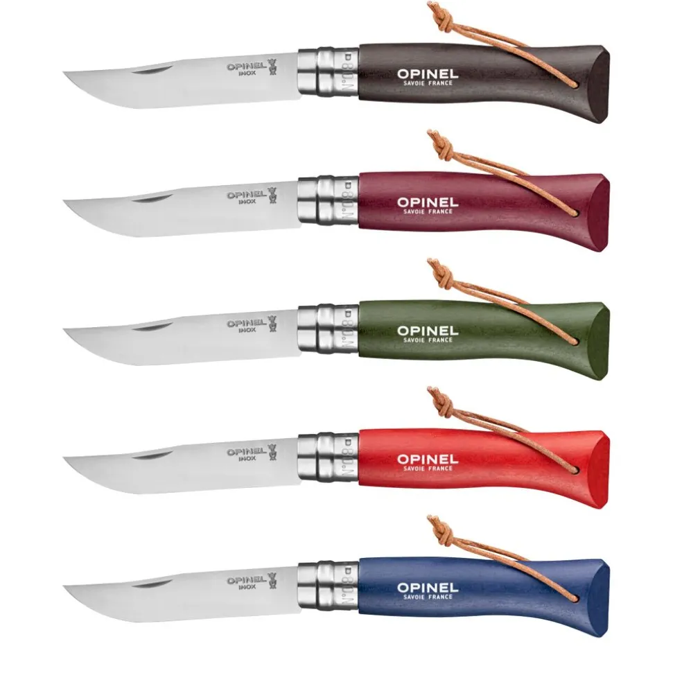 Opinel Coutellerie*Couteau baroudeur N°8 grenat