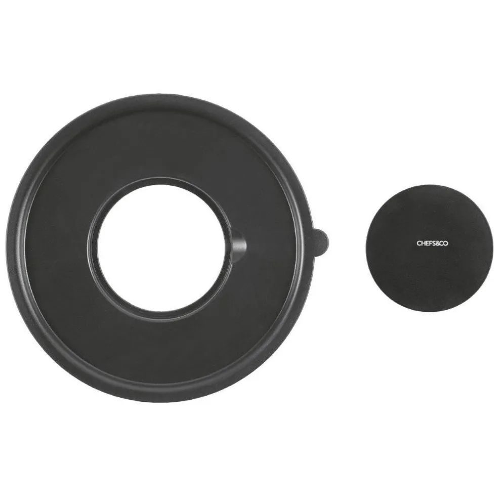 Chefs & Co Préparation*Couvercle anti-éclaboussures 24 cm avec ouverture centrale