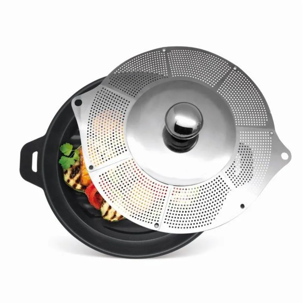 Ipac Cuisson*Couvercle anti-projection retractable ajouré