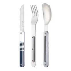 Akinod Conservation*Couverts droits aimantés 12H34 Marinière Bleue