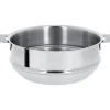 Cristel Cuisson*Cuit-vapeur universel inox Mutine amovible 24cm