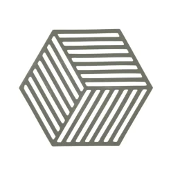 Zone Denmark Accessoires De La Table*Dessous de plat hexagon en silicone olive taupe