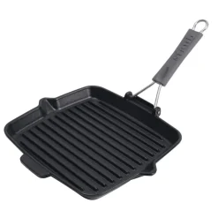 Staub Cuisson*Gril carré 24 cm en fonte