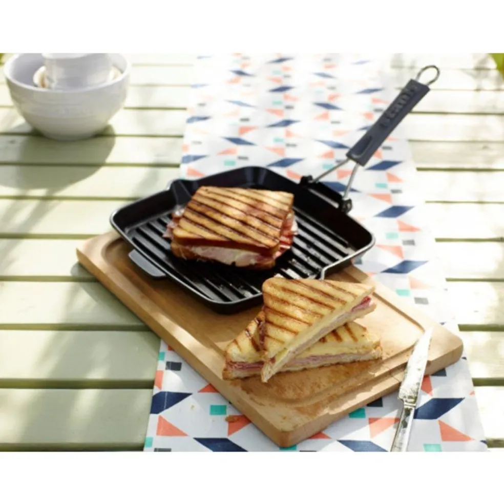 Staub Cuisson*Gril carré 24 cm en fonte