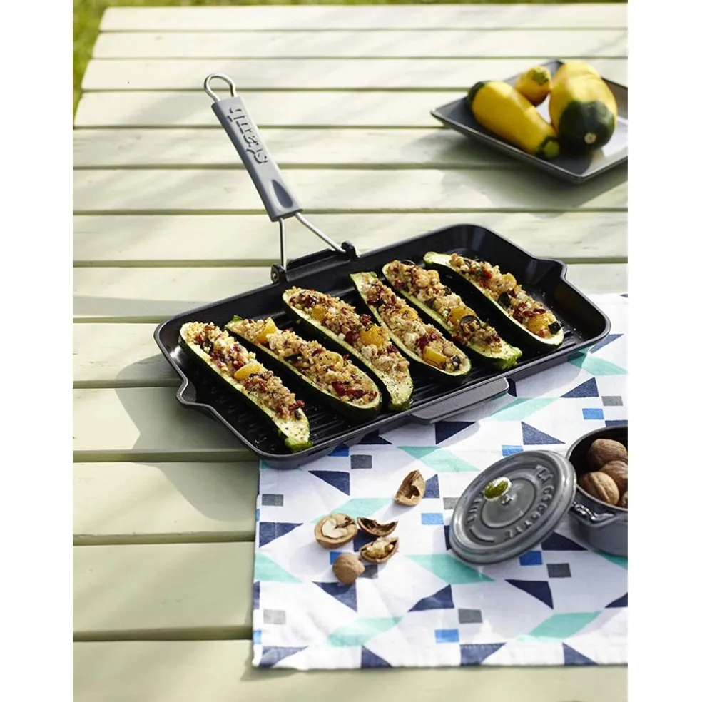 Staub Cuisson*Gril rectangulaire 34 x 21 cm en fonte