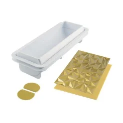 Silikomart Pâtisserie*Kit moule à bûche glacée diamants