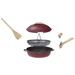 Cookut Cuisson*La fabuleuse poêle 8 en 1 rubis 28cm