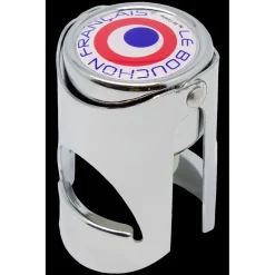 Le bouchon franu00e7ais Oenologie Cocktails*Le Bouchon Français à champagne - rond décalé bleu