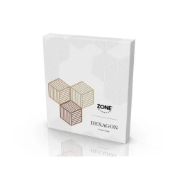 Zone Denmark Accessoires De La Table*Lot de 3 Dessous de plat Hexagon Kaki/Sable chaud/Amande