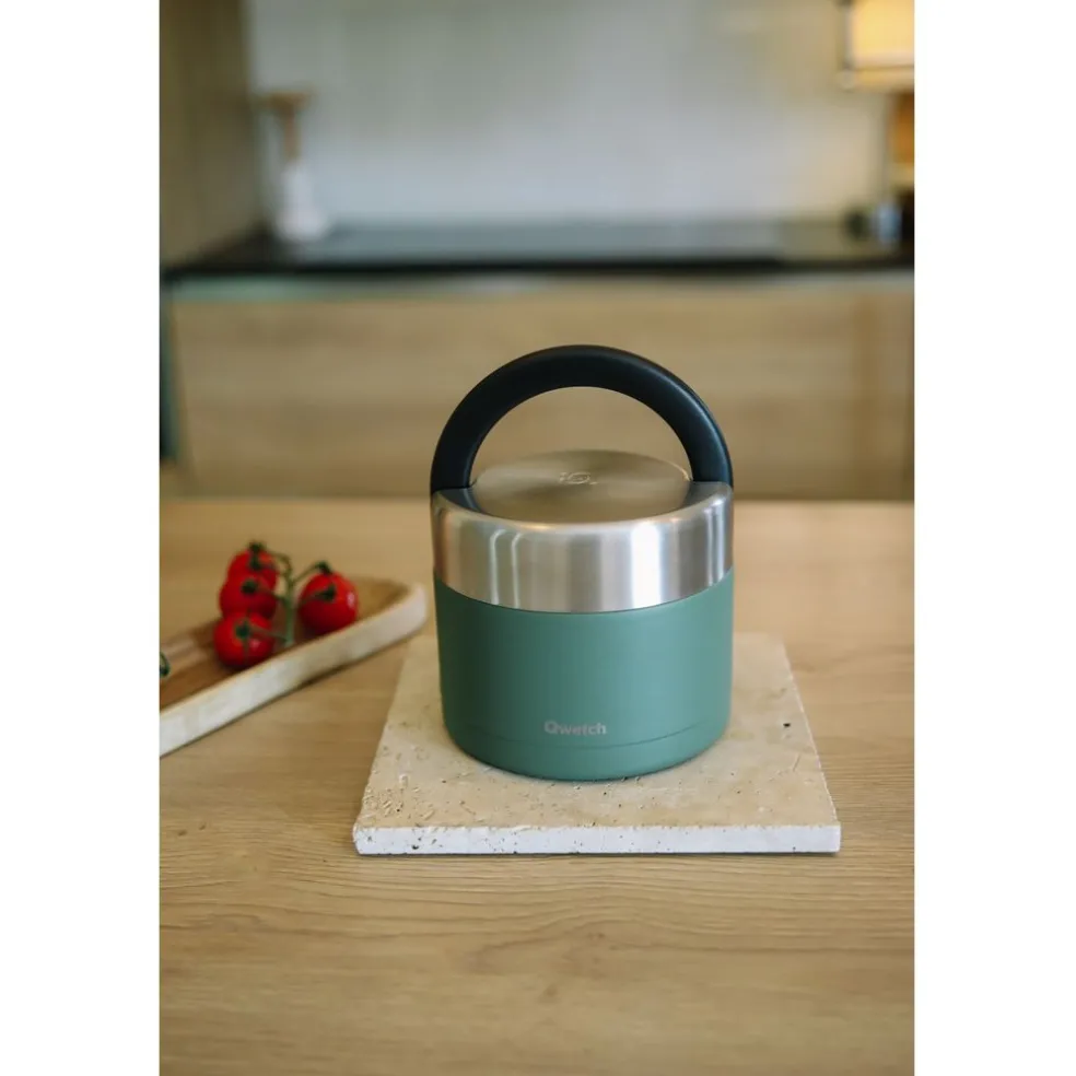 Qwetch Conservation*Lunchbox isotherme active granit kaki 850 ml