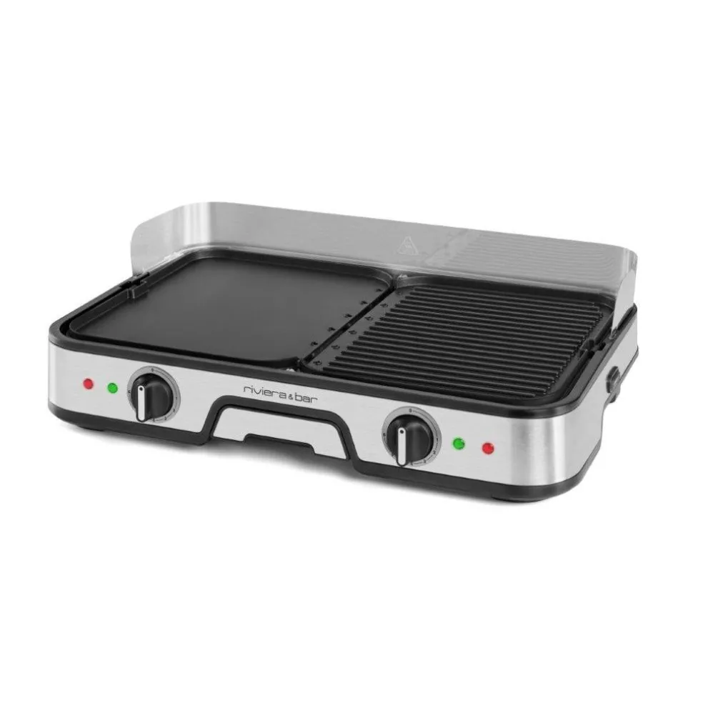 Riviera & bar Electroménager*Plancha électrique Gril combiné QPL525