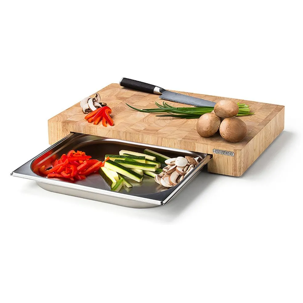 Continenta Coutellerie*Planche à découper avec tiroir 39 x 27 cm