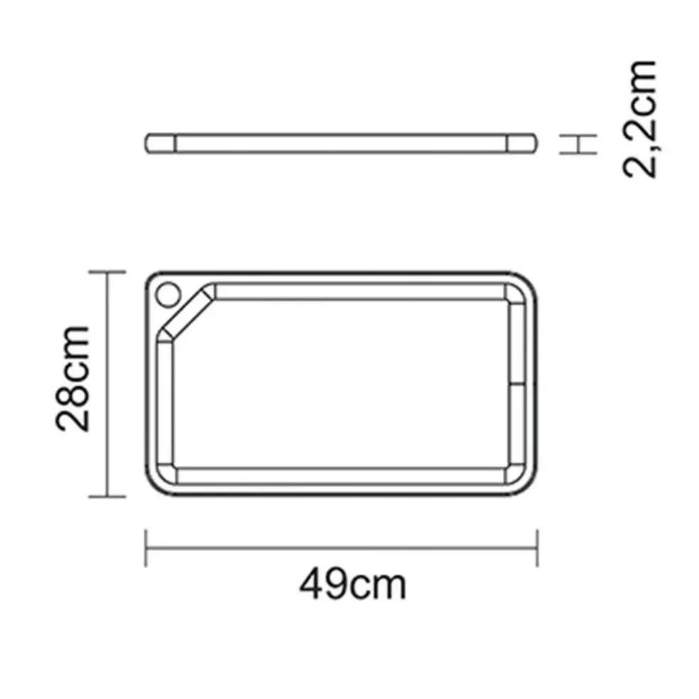Tramontina Coutellerie*Planche à découper Kitchen 49x28x1,8cm en bois de teck