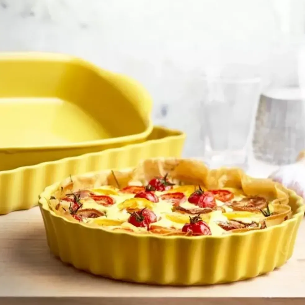 Emile Henry Cuisson*Plat à tarte Ultime 24 cm Grand Cru