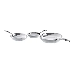 Chefs & Co Cuisson*Poêle 24 cm acier inoxydable