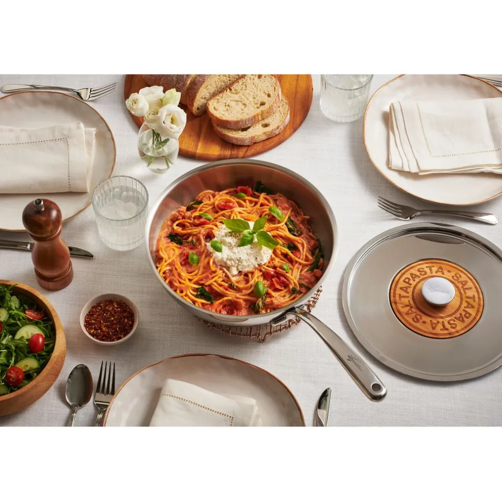 Lagostina Cuisson*Poêle et couvercle Emozione Salta Pasta 26 cm 3,37 L