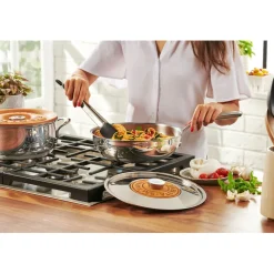 Lagostina Cuisson*Poêle et couvercle Emozione Salta Pasta 26 cm 3,37 L