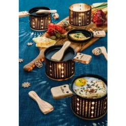 Cookut Cuisson*Raclette à la Bougie LUMI 2 Sets Individuels