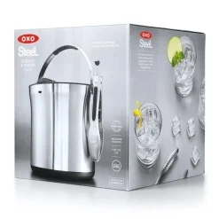 Oxo Oenologie Cocktails*Seau à glace inox avec pince 4L