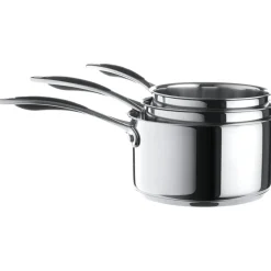 Chefs & Co Cuisson*Série de 3 casseroles acier inoxydable