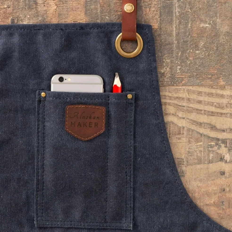 Alaskan maker Textile De Cuisine*Tablier N°547 bleu marine