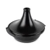 Peugeot Cuisson*Tajine base en Aluminium recyclé et couvercle en céramique Noir Satin 30 cm