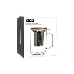 Ogo Petit Déjeuner*Tisanière verre double paroi Gustave 45 cl