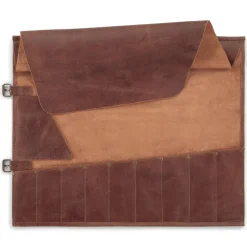 Witloft Coutellerie*Trousse à couteaux 5 places Cognac